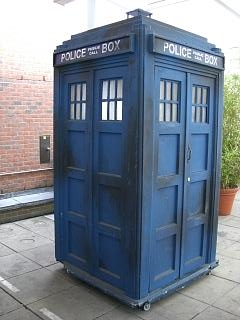 Boxing Clever: A  Tardis, yesterday
