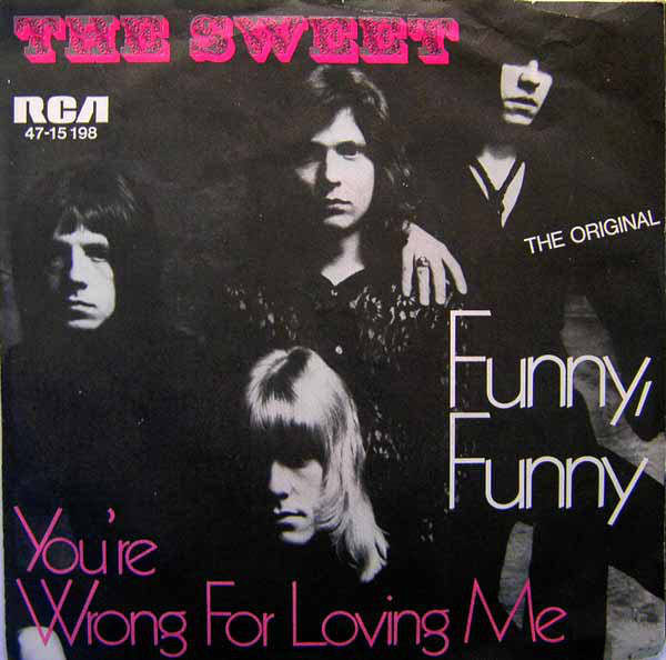Early Days: The first Sweet single Andy played on, from 1971